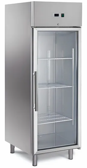 מקרר עומד תעשייתי דלת זכוכית 600 ליטר